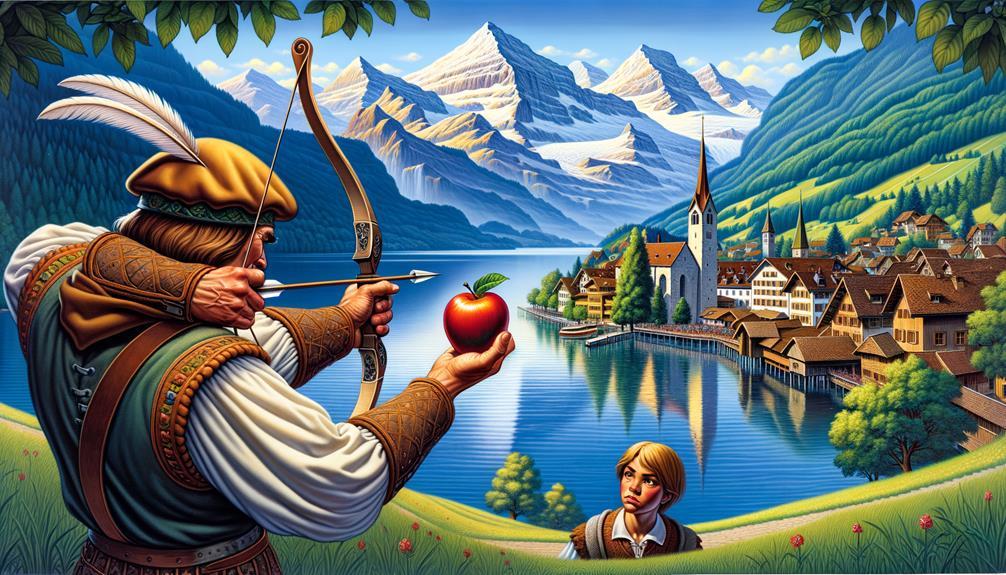 William Tell, the legendary Swiss archer