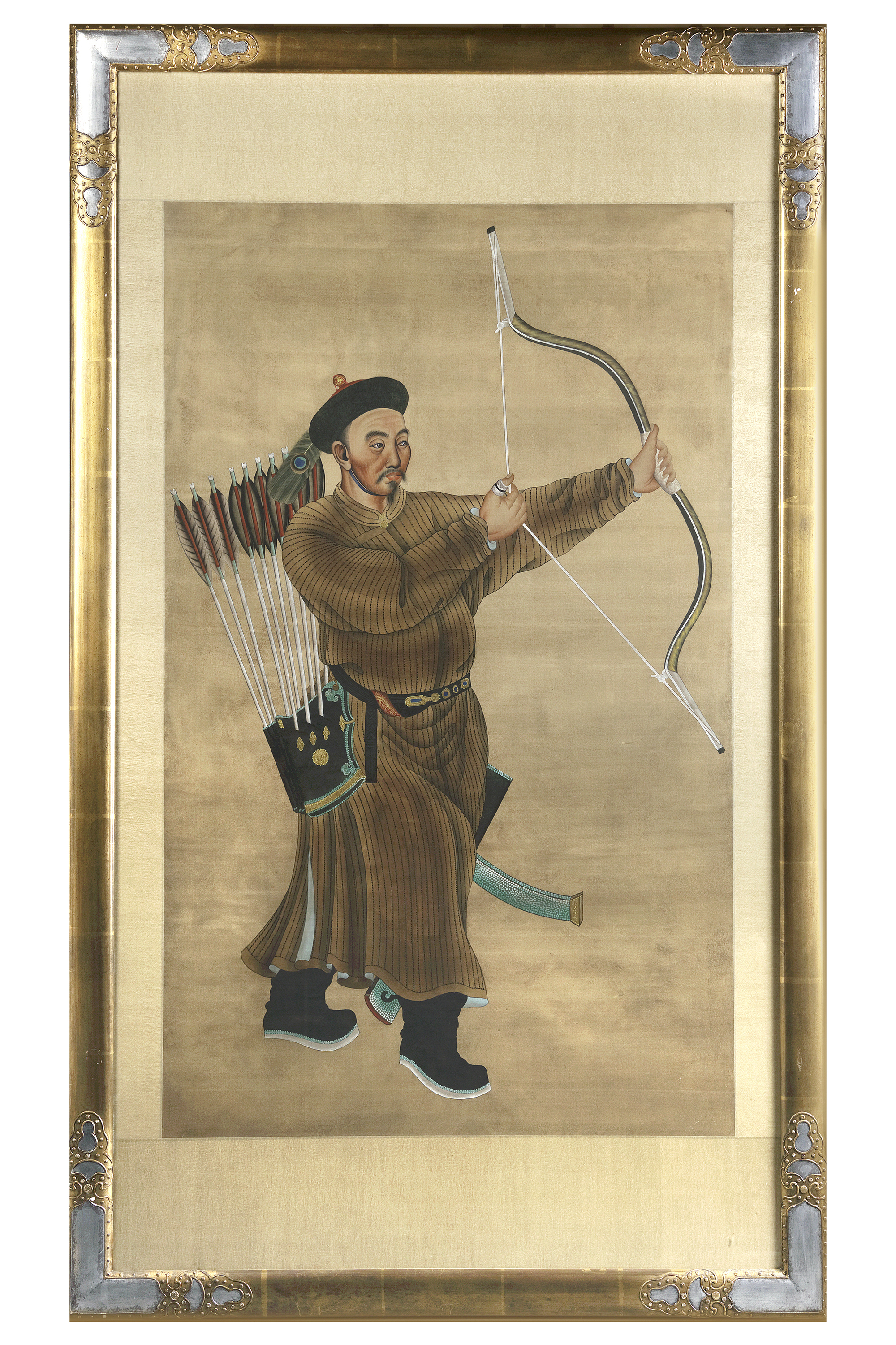 Ancient Chinese archery painting